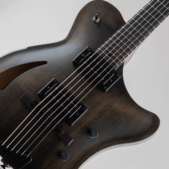 Victor Baker Guitars Ergonomic Semi Hollow Black Stain with Satin Topcoat ヴィクター ベイカー サブ画像10