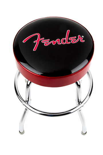 FENDER Fender Red Sparkle Logo Barstool, Black/Red Sparkle, 24 フェンダー サブ画像1
