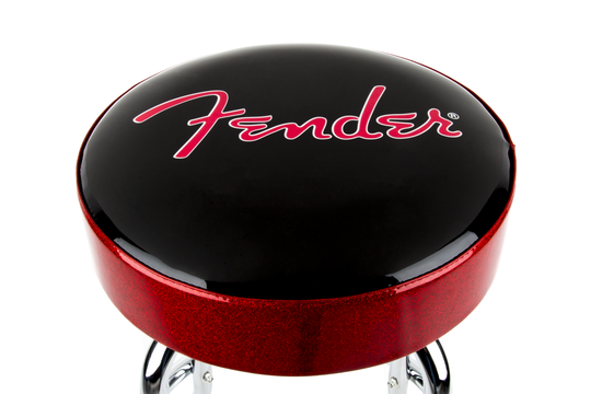 FENDER Fender Red Sparkle Logo Barstool, Black/Red Sparkle, 24 フェンダー サブ画像2