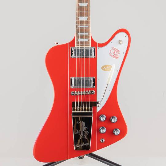 Inspired by Gibson Custom Shop 1963 Firebird V Maestro Vibrola/Ember Red