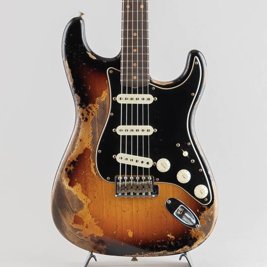 Limited Poblano Stratocaster Super Heavy Relic/Super Faded Aged 3-Tone Sunburst