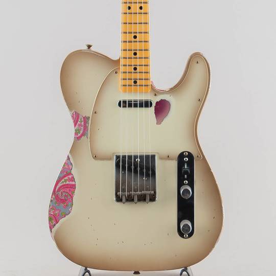 MBS W23 1967 Telecaster Heavy Relic Antigua over Pink Paisley by Austin MacNutt