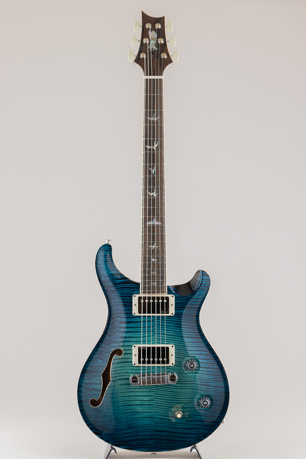 Paul Reed Smith Private Stock # 11618 McCarty Semi-hollow Blue Steel Glow Ziricote FB ポールリードスミス サブ画像2