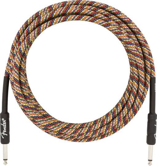 18.6' Festival Instrument Cable, Pure Hemp, Rainbow