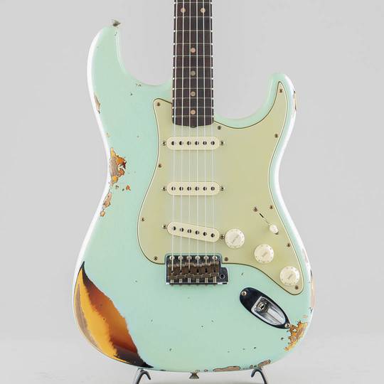 Limited 1962 Stratocaster Heavy Relic/Faded Aged Surf Green over 3-Tone Sunburst