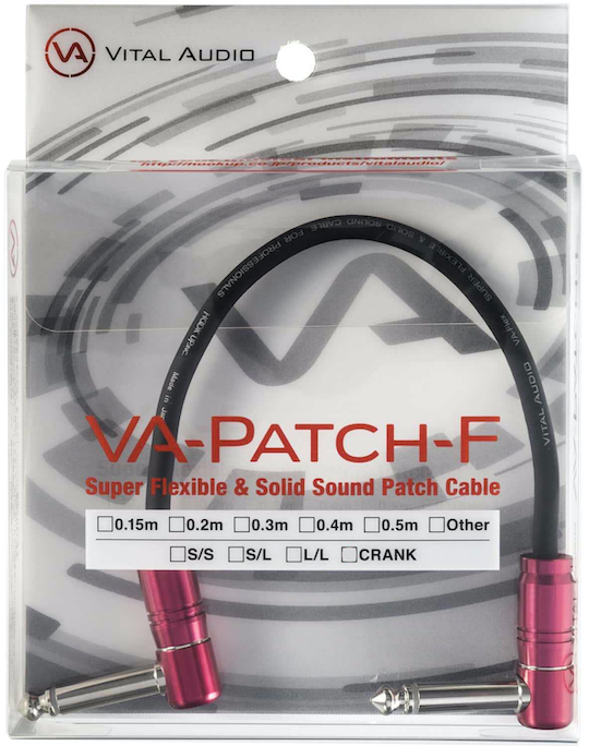 VA-Patch-F  0.15m CRANK  パッチケーブル