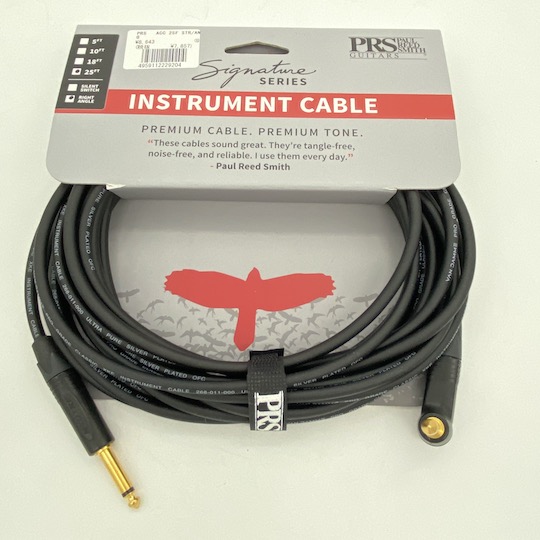 Paul Reed Smith 25ft Signature Instrument Cable Straight/Angle ポールリードスミス