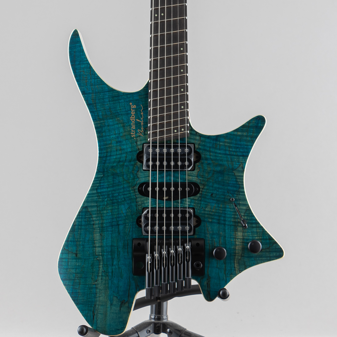 Boden J6 TR Standard Spalted Flame Maple top w/Suhr Pickup / Turquoise