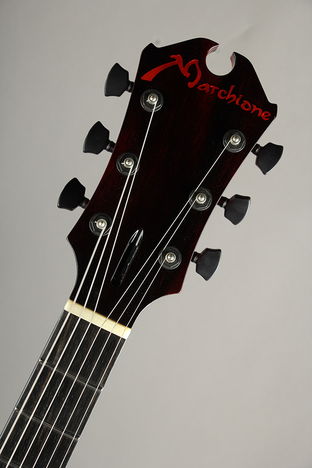 Marchione Guitars Semi-Hollow Arch Top TOM Bridge and Stop Tail piece / Trans Red マルキオーネ　ギターズ サブ画像8