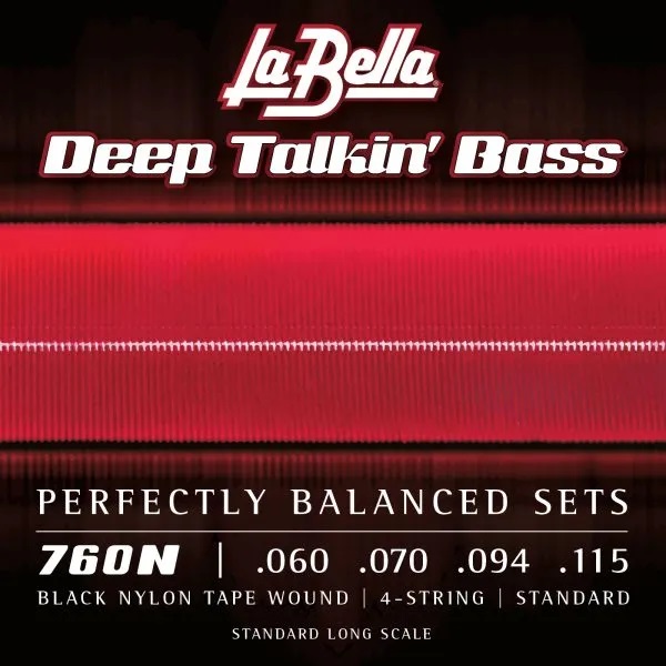 760N Deep Talkin' Bass Black Nylon Tape Wound