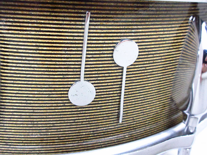 SONOR 【VINTAGE】1964' D471 Sparkling Black-Silver Striped ソナー サブ画像1