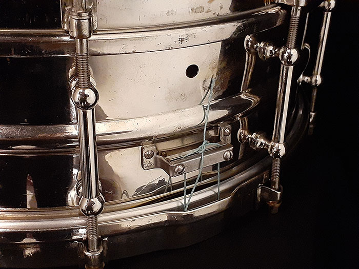 Slingerland 【VINTAGE】28'-38' The Artist Series Nickel Brass No.131 14×5 w/Original Hard Case スリンガーランド サブ画像7