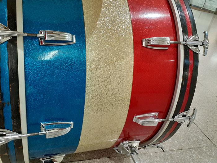 Ludwig 【VINTAGE】Early 70s Big Beat Custom Trico sparkle 4pc set 22 16 13 12  ラディック サブ画像11