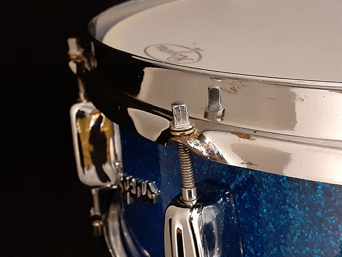 Rogers 【VINTAGE】60s初期 Holiday Model Cleveland  Sparkling Blue 14×5 ロジャース サブ画像12