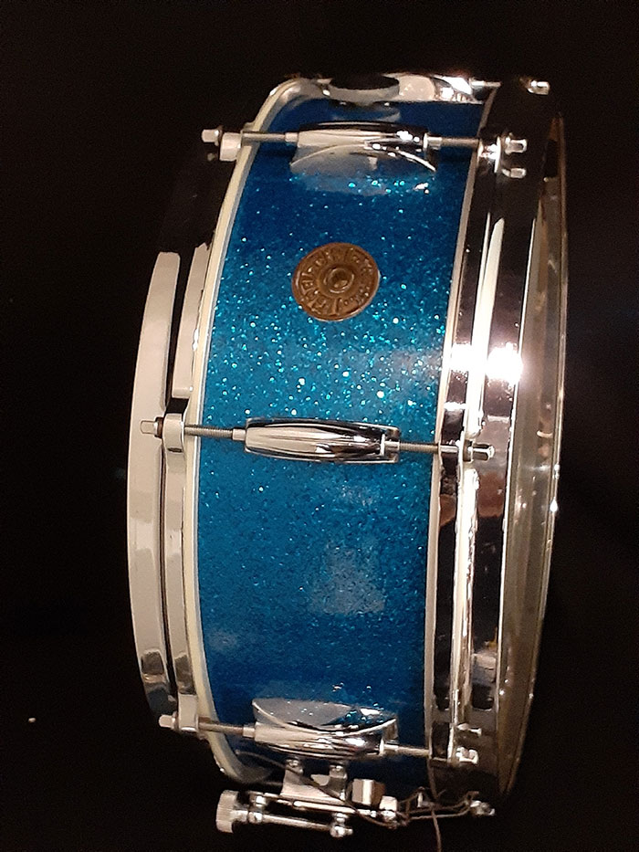 GRETSCH 【VINTAGE】60s Name Band 4157  SPARKLING BLUE 14×5.5 グレッチ サブ画像10