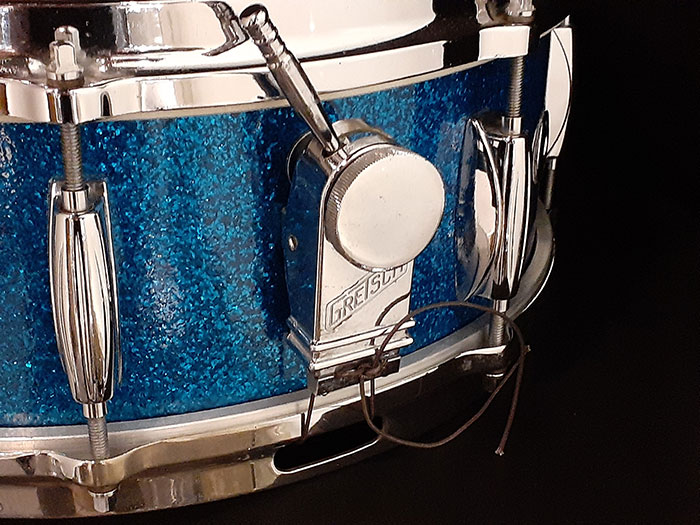 GRETSCH 【VINTAGE】60s Name Band 4157  SPARKLING BLUE 14×5.5 グレッチ サブ画像4