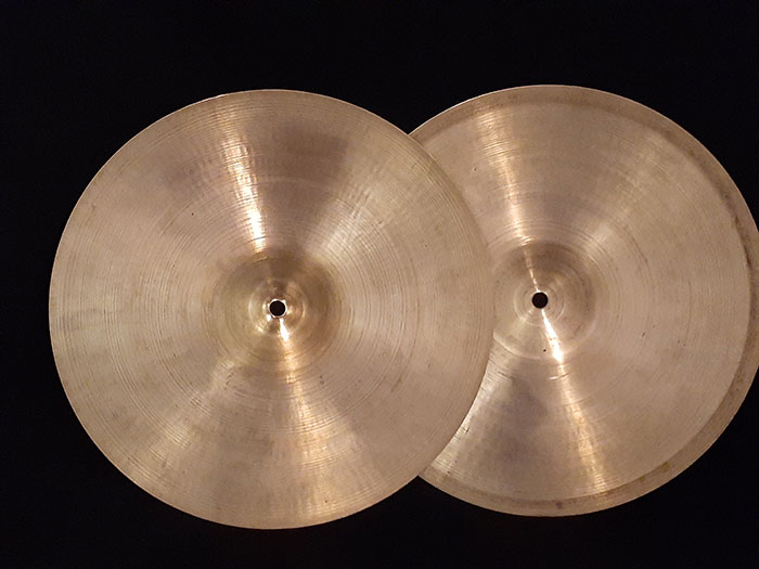 Zildjian 【VINTAGE・Chicago Show選定個体】60s Old A 14 Small Stamp HiHats 816g/1043g  ジルジャン サブ画像8