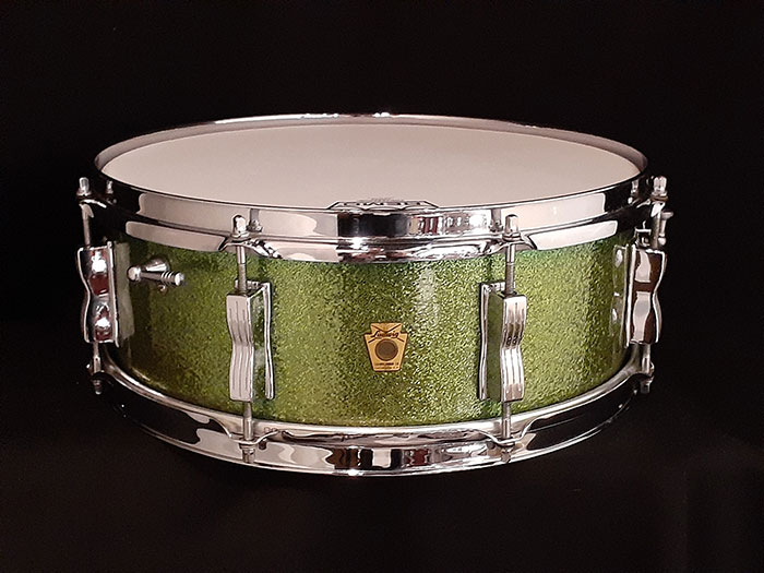 【VINTAGE】66' Jazz Festival Sparkling Green 14"X5.5" W/COB HOOP