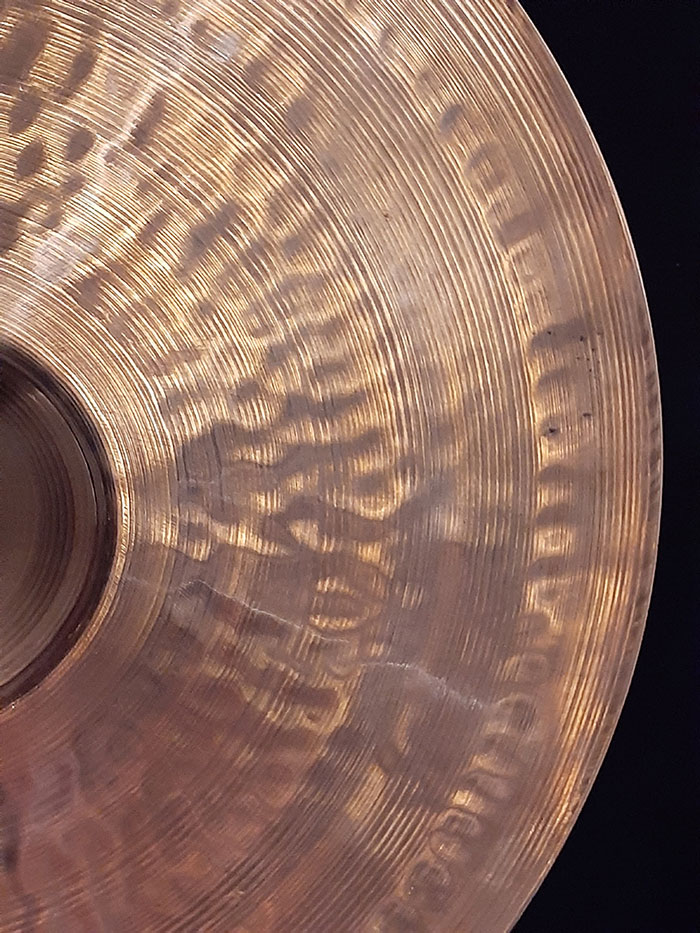 Zildjian 【シカゴ選定買付個体・VINTAGE】Early 50s Top & Late 40s Double Stamp Bottom Old A 15 Hats ジルジャン サブ画像10