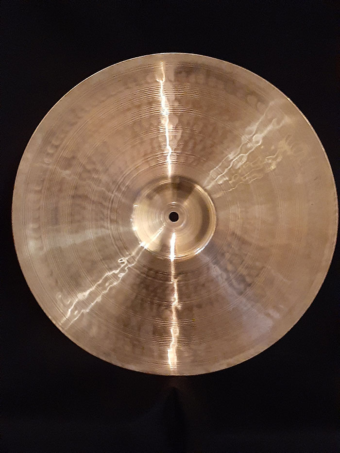 Zildjian 【シカゴ選定買付個体・VINTAGE】Early 50s Top & Late 40s Double Stamp Bottom Old A 15 Hats ジルジャン サブ画像11