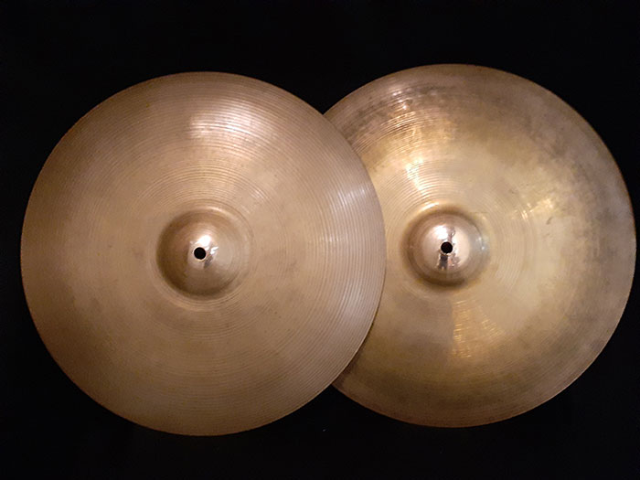 【VINTAGE・Chicago Show選定個体】50s Old A 16" HiHats 1033g/1170g 