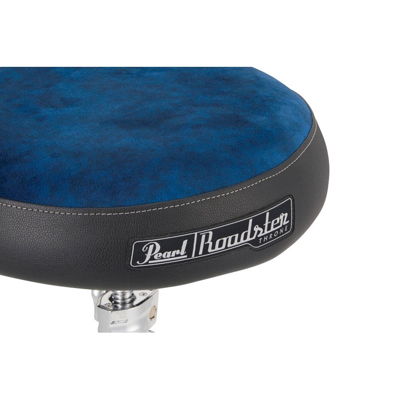 Pearl 【限定カラー】ドラムスローン D-1500BLST  BLUE CLOTH SEAT TOP  パール サブ画像1