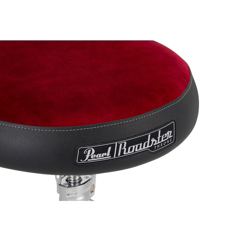 Pearl 【限定カラー】ドラムスローン D-1500RST  RED CLOTH SEAT TOP  パール サブ画像1