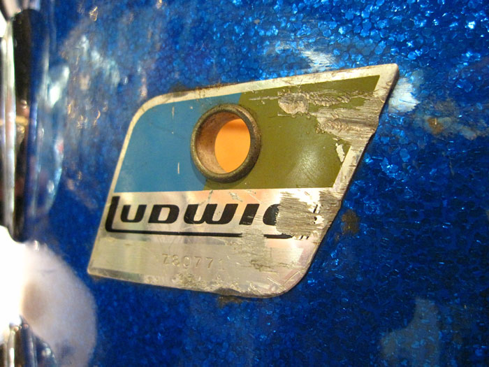 Ludwig 1970' BigBeat Kit 22 12 13 16 Sparkling Blue Pearl ラディック サブ画像5