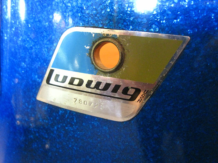 Ludwig 1970' BigBeat Kit 22 12 13 16 Sparkling Blue Pearl ラディック サブ画像6