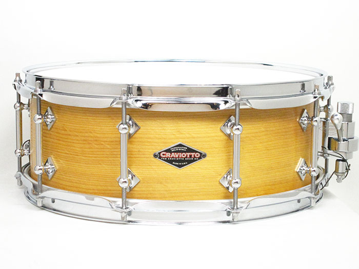 Craviotto  2012' Solid Sitka Spruce Snare Drums 14×5.5 クラビオット