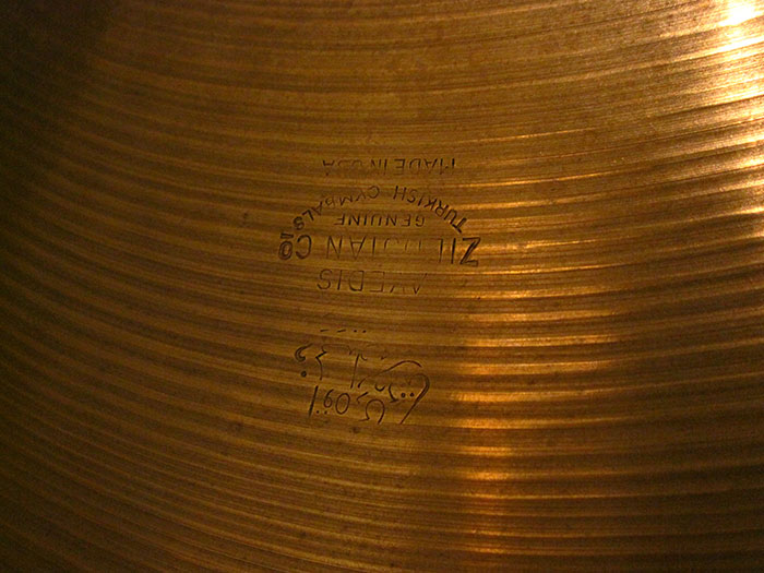 Zildjian 1946-53' A Zildjian 18 Thin Crash Trans Double Stamp 1,202g ジルジャン サブ画像2