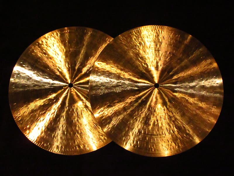 【中古品】Vintage 14" HiHats Cymbal 1,075g/1,218g