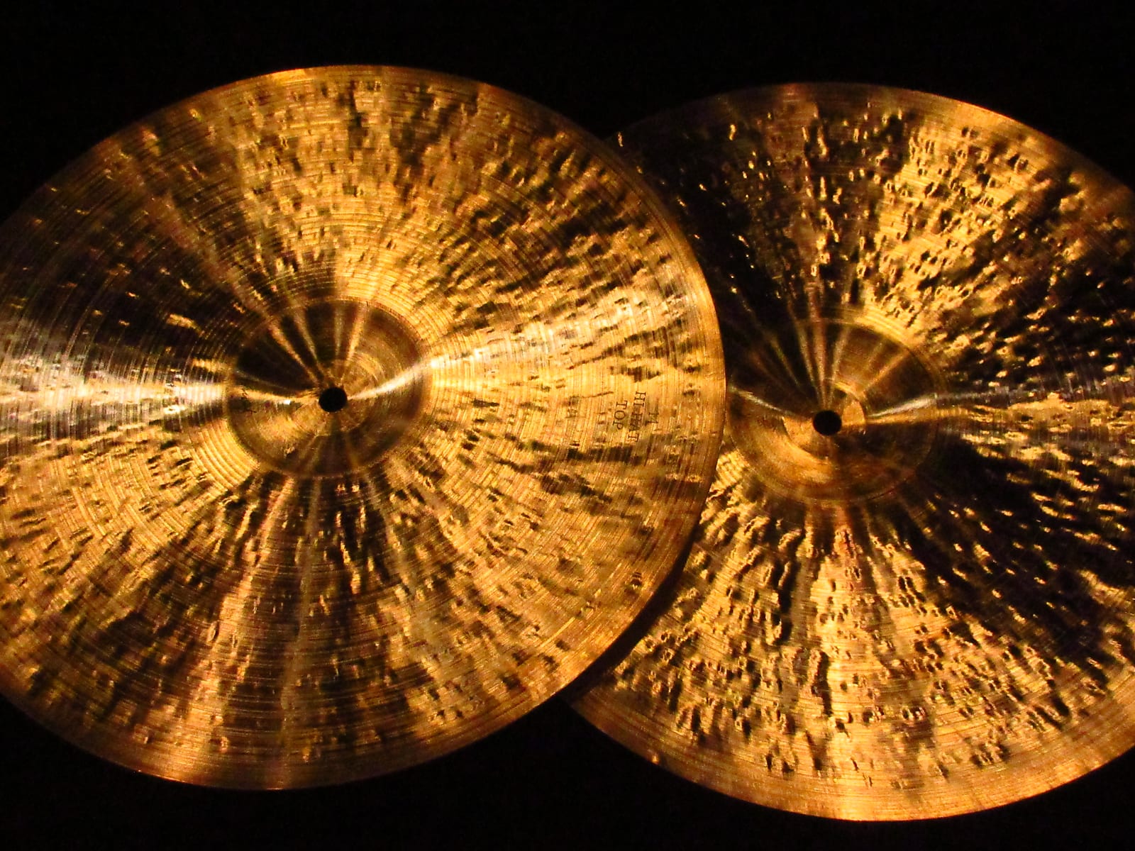 Amedia 【中古品】Vintage 14 HiHats Cymbal 1,075g/1,218g アメディア サブ画像6