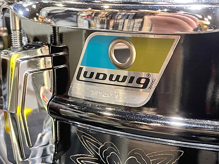 Ludwig 1979-81' No.450 Supraphonic Black Beauty / Engraved Snare Drum 14×5 ラディック サブ画像1