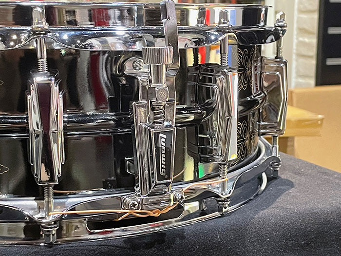 Ludwig 1979-81' No.450 Supraphonic Black Beauty / Engraved Snare Drum 14×5 ラディック サブ画像2