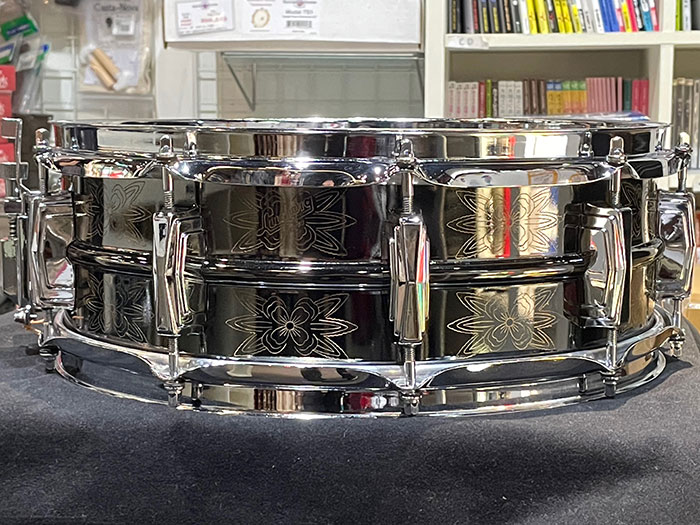 Ludwig 1979-81' No.450 Supraphonic Black Beauty / Engraved Snare Drum 14×5 ラディック サブ画像3
