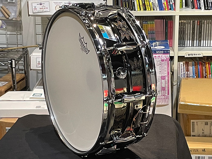 Ludwig 1979-81' No.450 Supraphonic Black Beauty / Engraved Snare Drum 14×5 ラディック サブ画像8