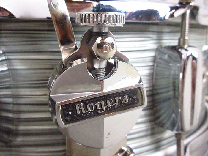 Rogers 【委託品/VINTAGE】60's DynaSonic Model Cleveland Bread＆Butter Lug Steel-Gray Ripple Pearl ロジャース サブ画像4