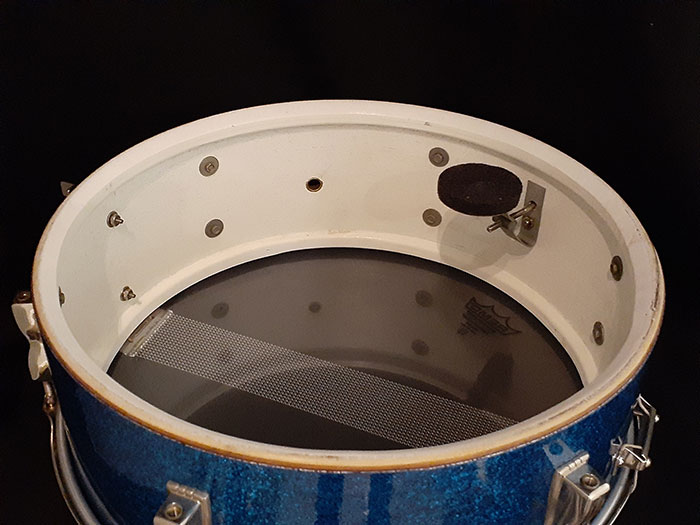 Ludwig 【VINTAGE】61' Pioneer Sparkling Blue Pearl 14×5.5 Nickel Over Brass Hoops ラディック サブ画像7