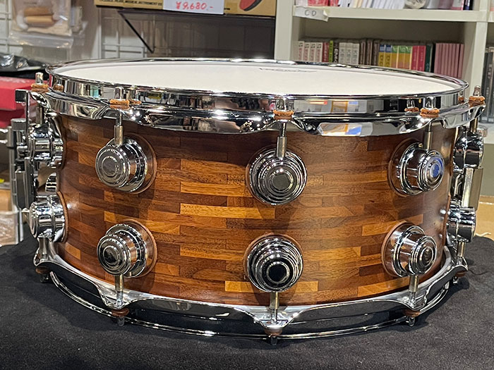 Sota Drums Amazon Rosewood Segment Block Shell Snare Drum 14×6.5 ソタ・ドラムス サブ画像5