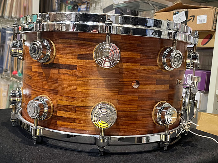 Sota Drums Amazon Rosewood Segment Block Shell Snare Drum 14×8 ソタ・ドラムス サブ画像1