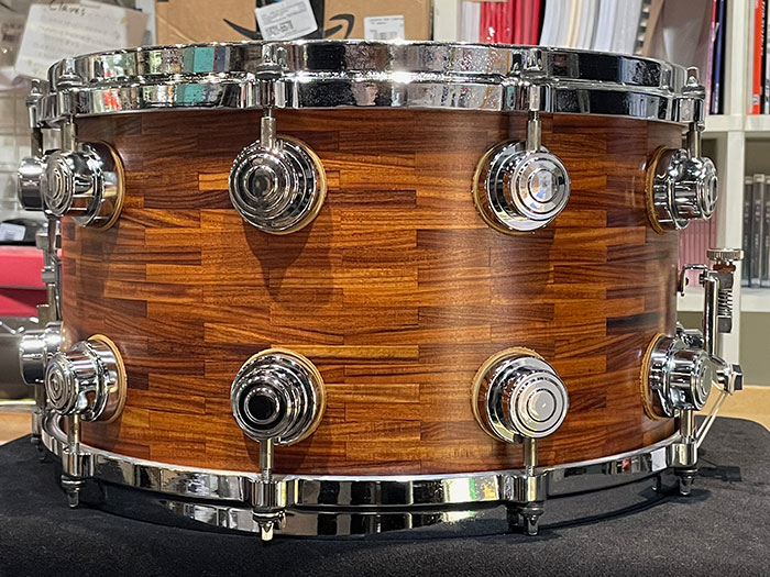 Sota Drums Amazon Rosewood Segment Block Shell Snare Drum 14×8 ソタ・ドラムス サブ画像5