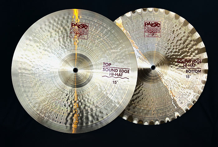 PAiSTe 2002 【中古品】2002 15 Sound Edge Hi-hat  1,142g/1,270g  パイステ 2002