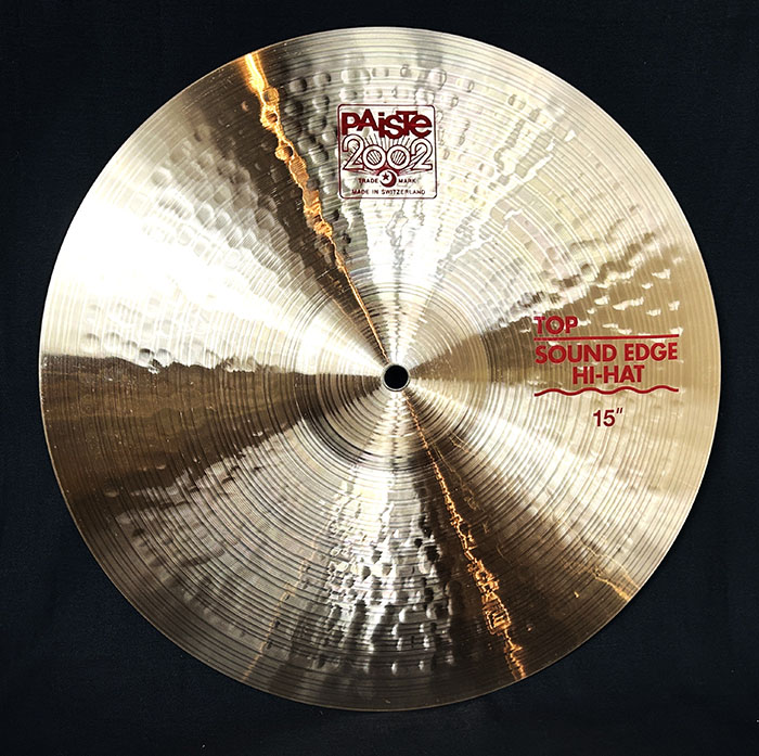 PAiSTe 2002 【中古品】2002 15 Sound Edge Hi-hat  1,142g/1,270g  パイステ 2002 サブ画像1