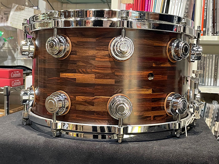 CANOPUS Sota Amazon Rosewood Segment Block Shell Snare Drum 14×8 カノウプス サブ画像4