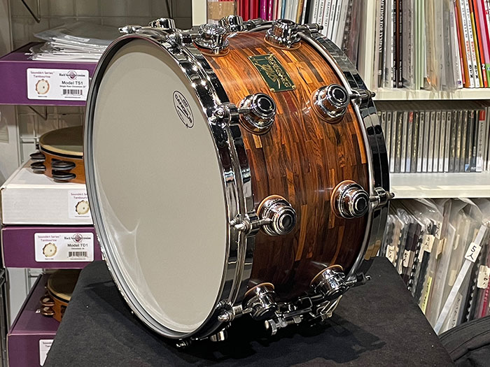 CANOPUS Sota Amazon Rosewood Segment Block Shell Snare Drum 14×8 カノウプス サブ画像9