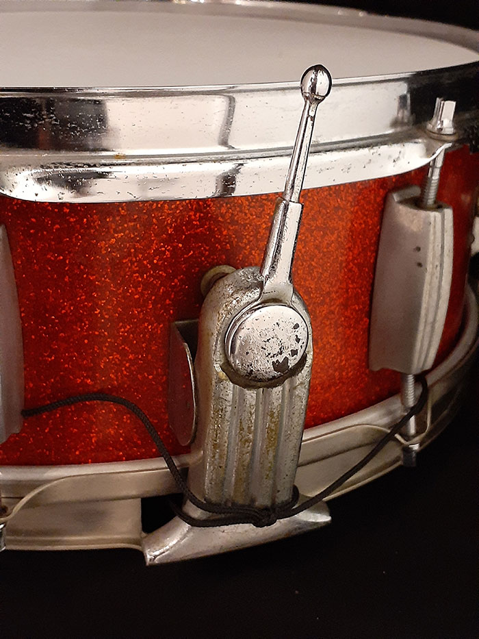 KRUPA 【VINTAGE】60s 3ply Red Sparkle 14x5,5 クルーパ サブ画像2