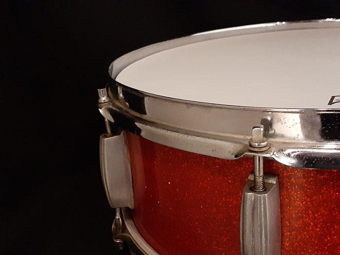 KRUPA 【VINTAGE】60s 3ply Red Sparkle 14x5,5 クルーパ サブ画像3