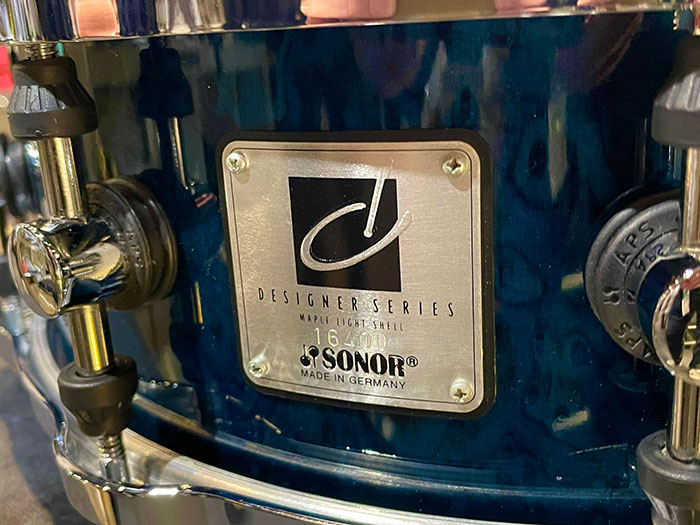 SONOR DS1405ML Designer Series Birdseye Azul  ソナー サブ画像1