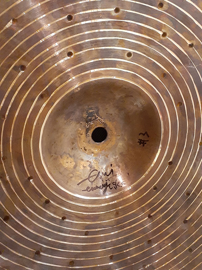 emjmod cymbals 【オススメハッツ】14Double A-Side hihats 1141g,1129g イーエムジェーモッドシンバル サブ画像5